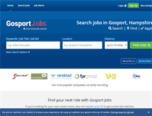 Tablet Screenshot of gosport-jobs.co.uk